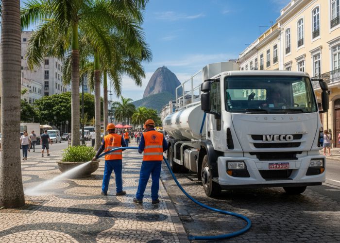 Caminhão de Água Potável em Ipanema RJ